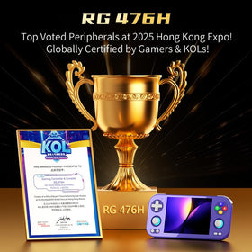 Ayhgicxt RG476H display specs emphasizing smooth gameplay at 120Hz.