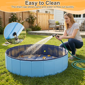 Aywewii Foldable Sandbox is portable for parks, beaches, and trips.