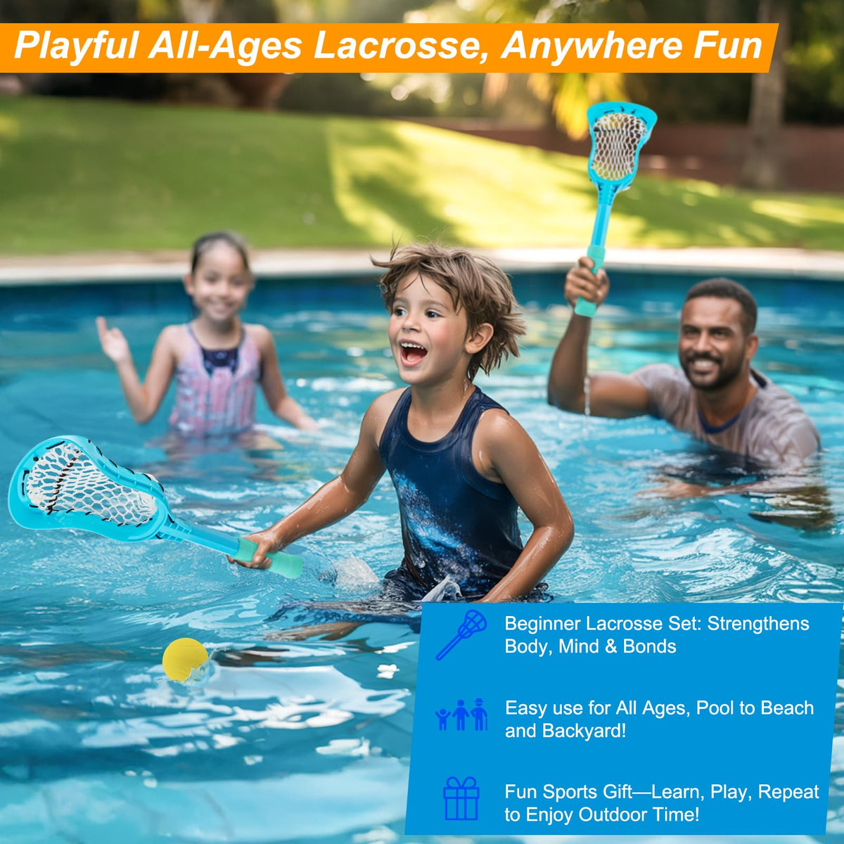 Aywewii safe durable handle supports rough backyard fun.
