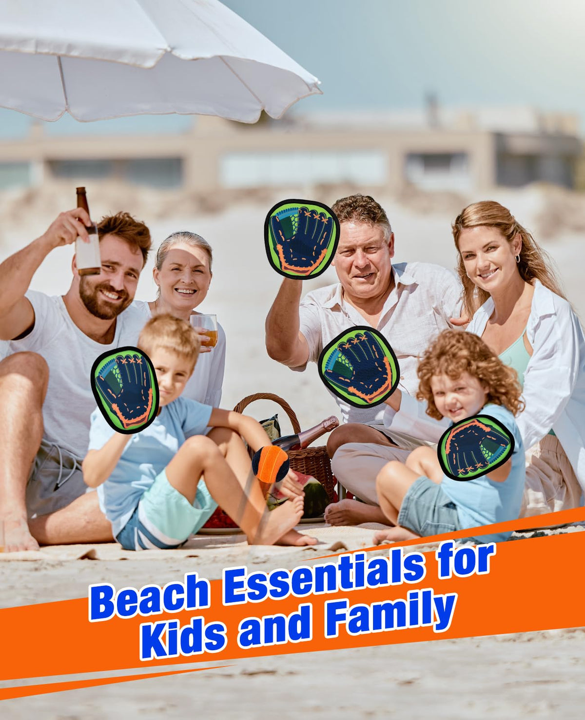 Fully set up Aywewii Toss and Catch for home or outdoor play