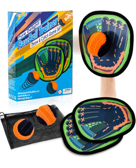 Aywewii Toss and Catch Ball with glove-style design supports beginner baseball fun for kids.