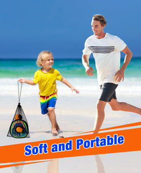 Aywewii includes two paddles and two sticky balls for easy setup.