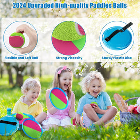 Aywewii toss-catch six-paddle setup ready for multiple players