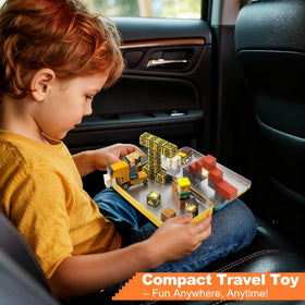 Aywewii magnetic blocks assemble on a sturdy base for stable builds.