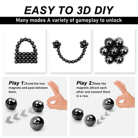 AYXXZJD 32-pcs magnetic balls creative shapes—hands-on creativity boost.