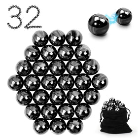 AYXXZJD 32-pcs magnetic balls close-up—tactile relief and satisfying clacks.