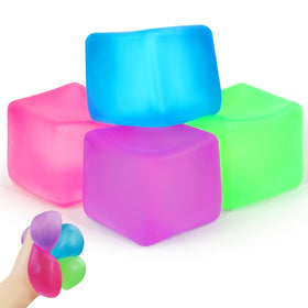 AYXXZJD pink stress cube for calming tactile relief and focus.