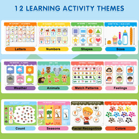 Ayyomo 12 core topics page highlighting color, shapes, and numbers.