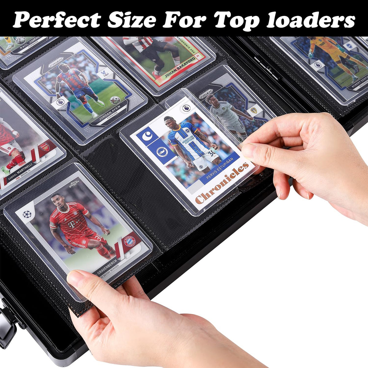 Azamou case versatile for TCG, sports cards, and photos protection