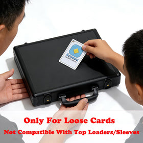 Azamou Premium 9-Pocket Binder lock and keys provide added security for valuable cards.