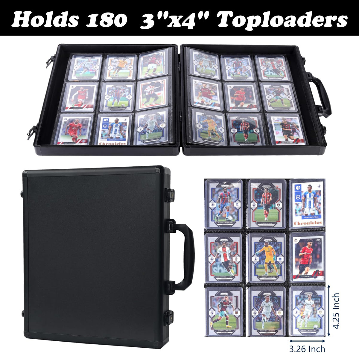 Azamou Toploader Binder 9-pocket sleeves maximize storage efficiency