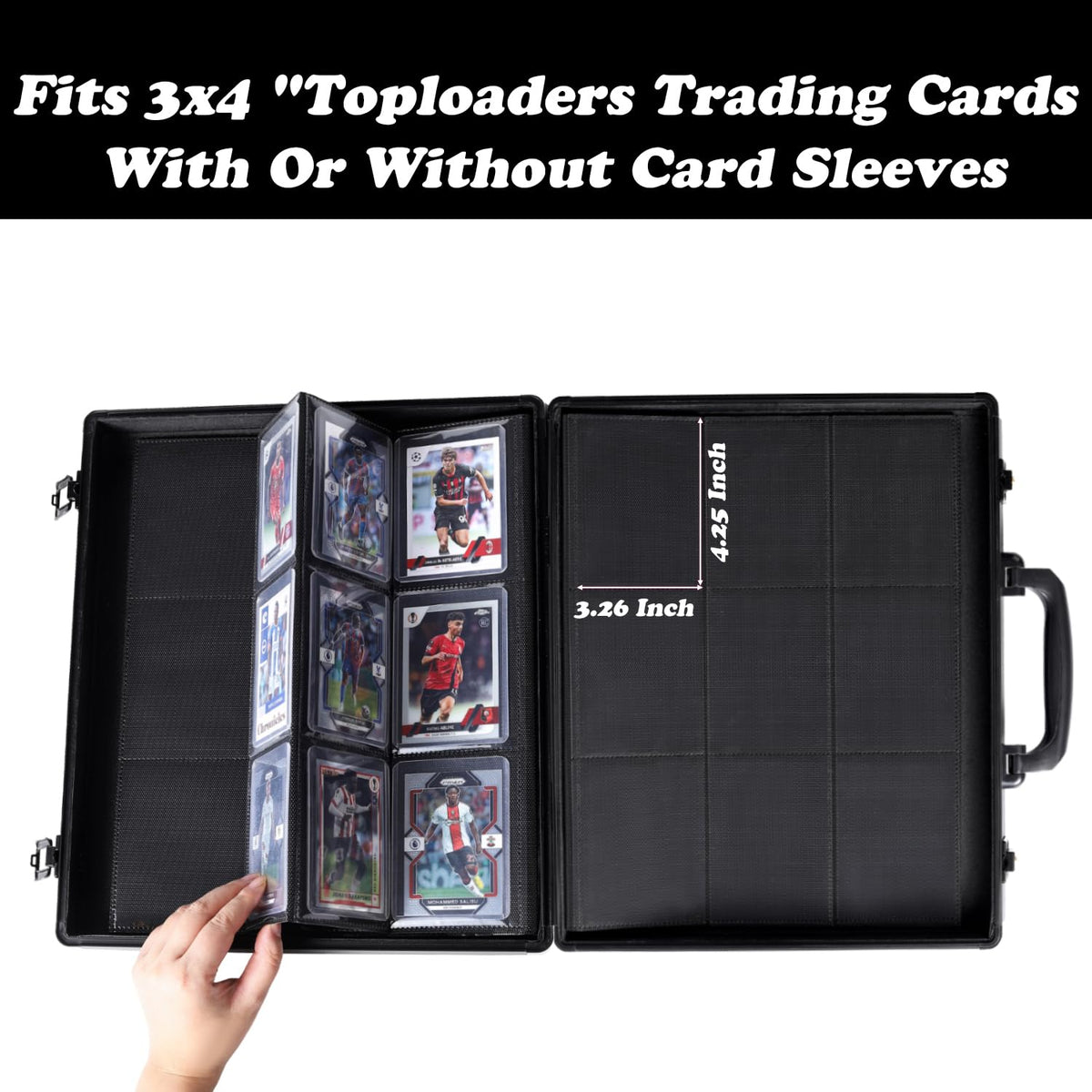 Azamou Toploader Binder aluminum alloy shell provides durable protection