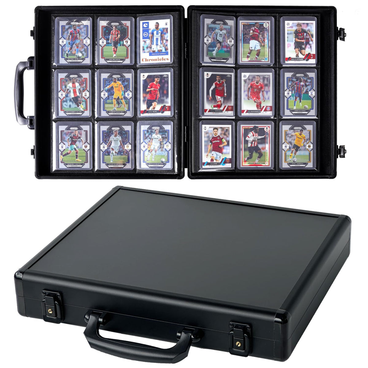 Azamou Toploader Binder with a hard case protects valuable cards