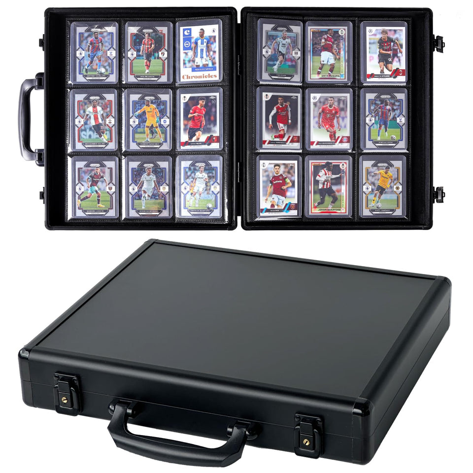 Azamou Toploader Binder with a hard case protects valuable cards