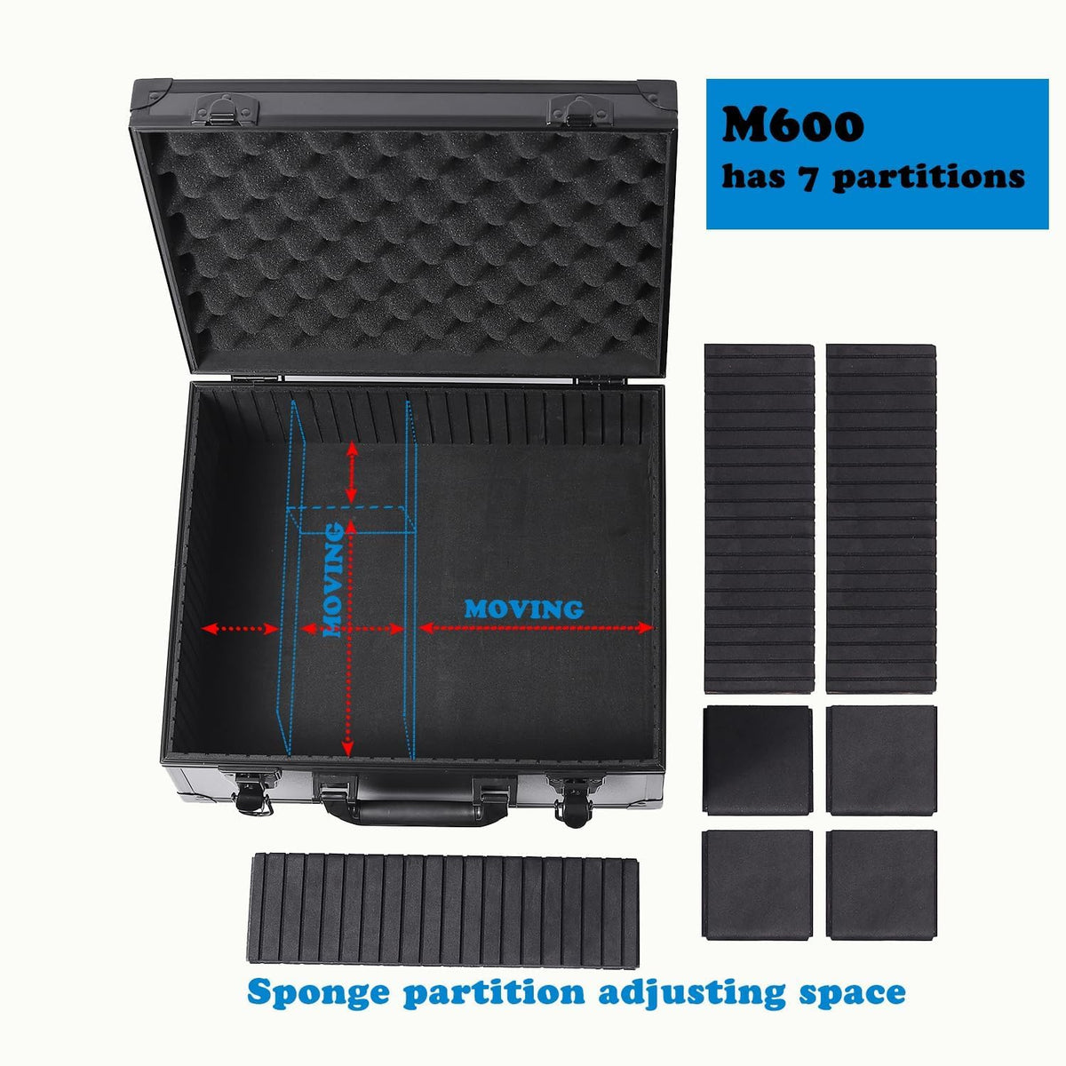 Azamou Toploaders Storage Box capacity up to 600+ toploaders for large collections