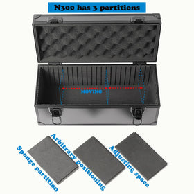 Azamou storage box interior cushioning prevents scratches during handling and transport.
