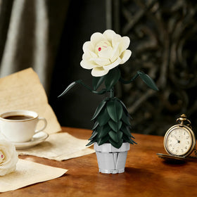 AZBHDTYS Wonderland Flower compact size—fits desks and shelves neatly.