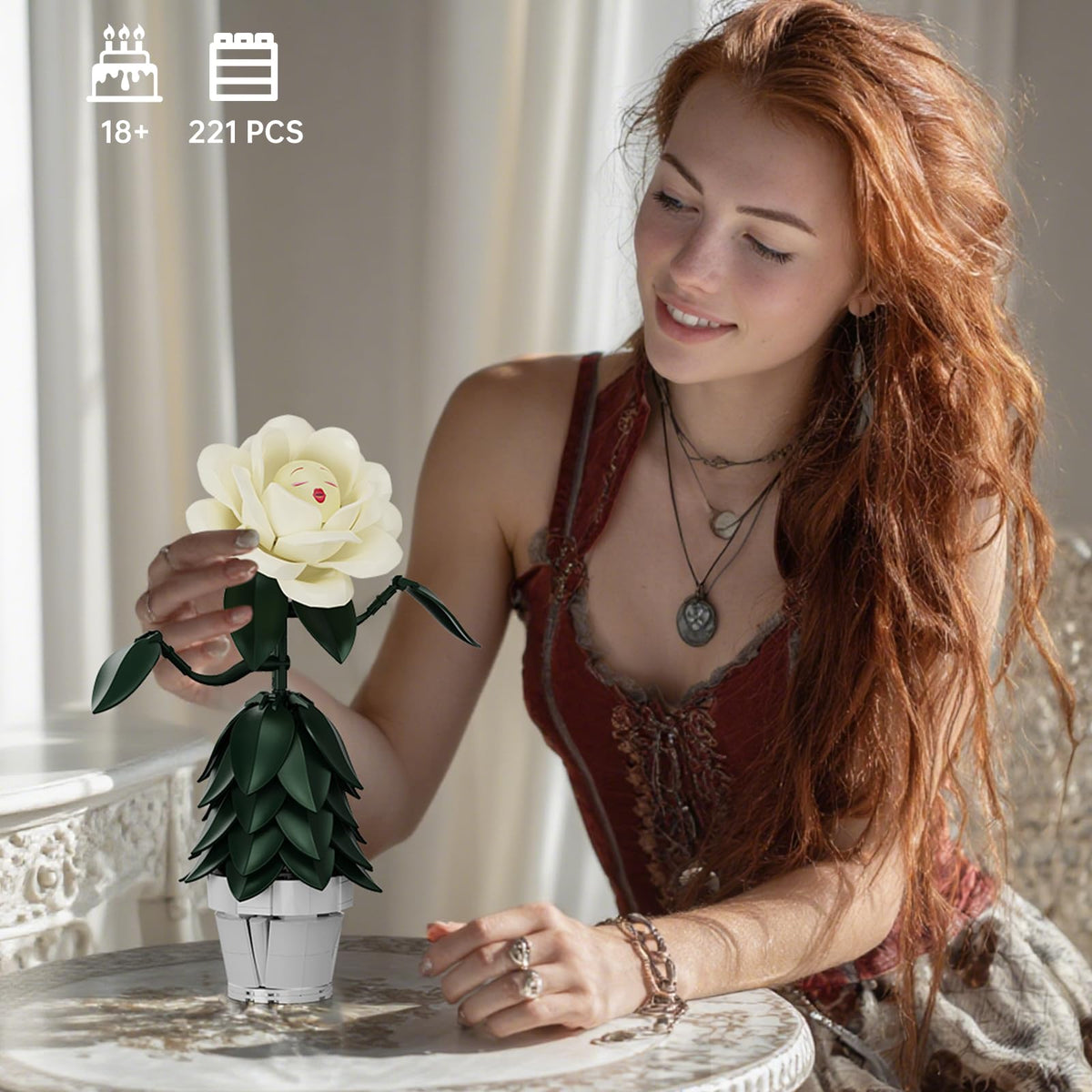 AZBHDTYS Wonderland Flower color manual—clear instructions for easy assembly.