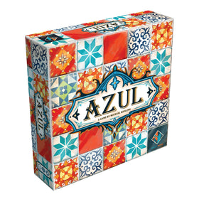 Azul board game colorful tiles forming a vibrant mosaic for family game night