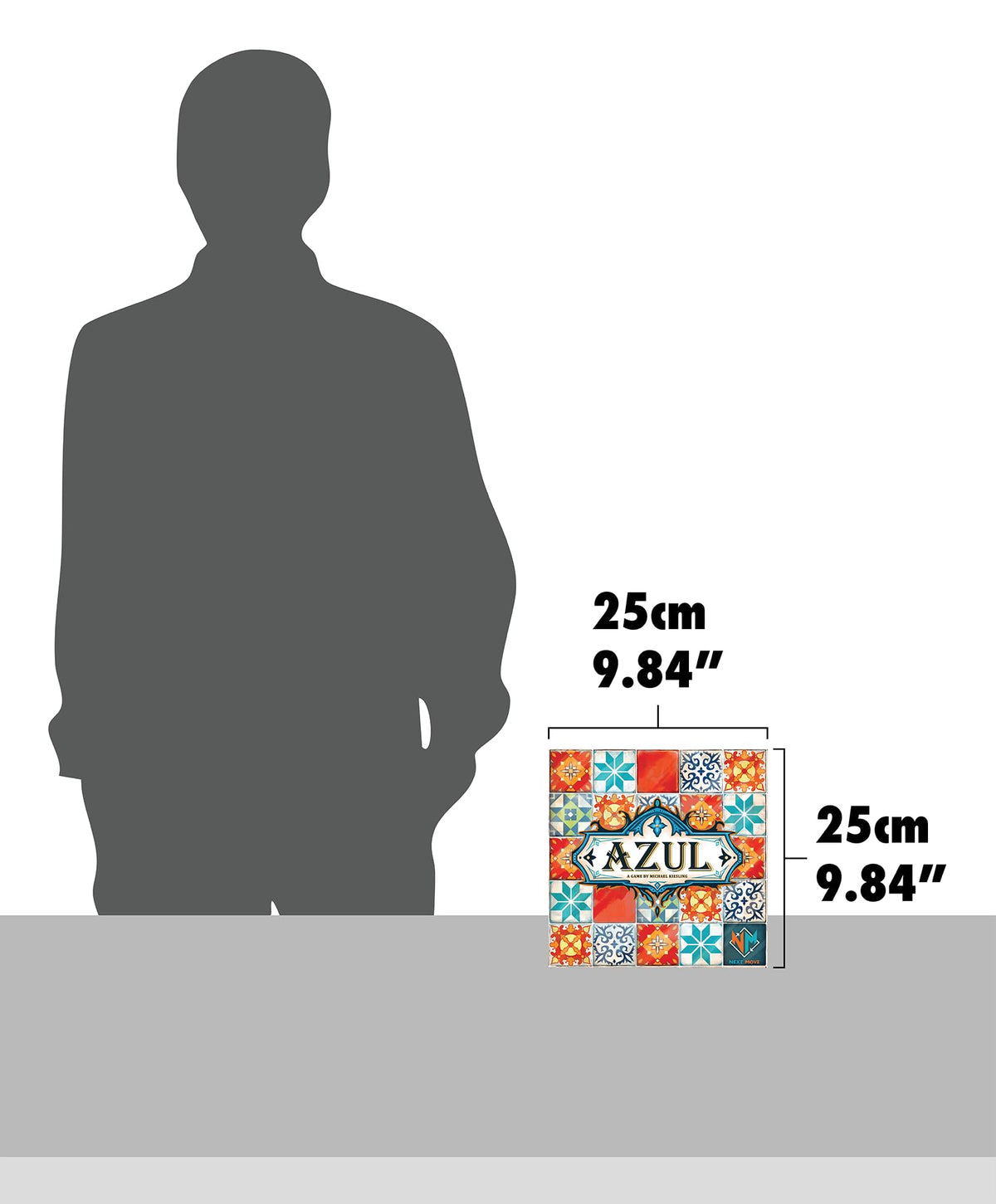 Azul board game compact box packaging for easy storage and gifting