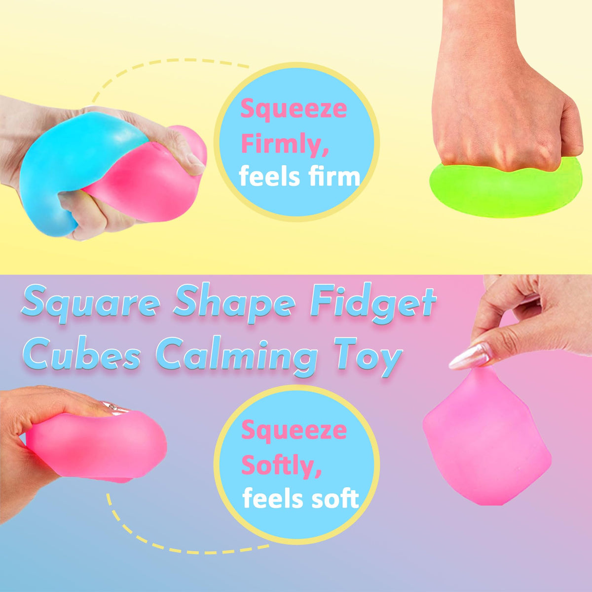 Azurphoric travel-friendly stress cube, portable relief on the move