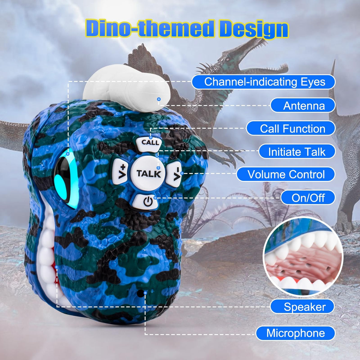 AZYFEI 1 km range walkie talkie enables outdoor adventures with friends.
