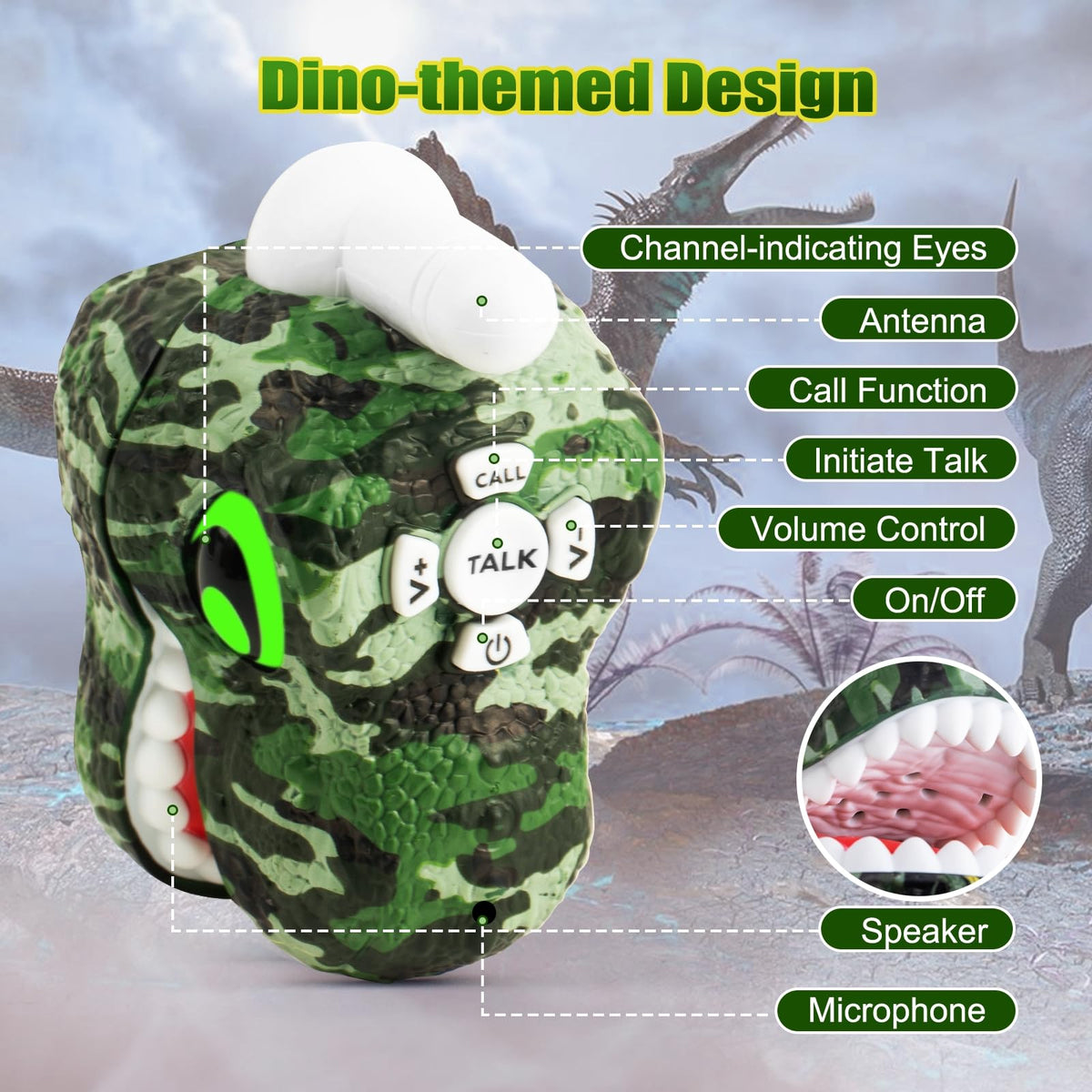 AZYFEI 3-channel walkie talkie with 1 km range indicator demonstrates outdoor reach.