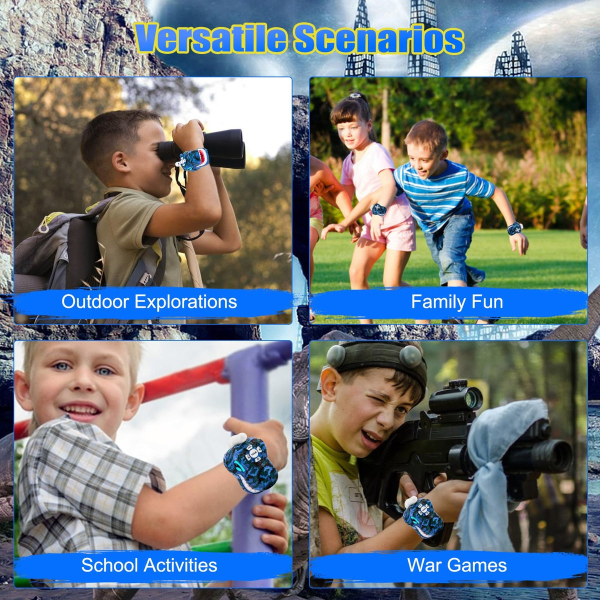 AZYFEI lightweight 100g design keeps kids moving during hikes and games.