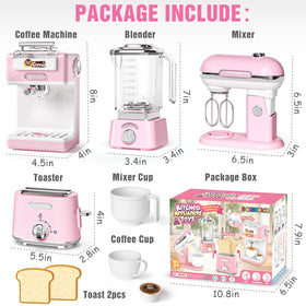 B Bascolor toaster toy pops toast with sounds for realistic kitchen play