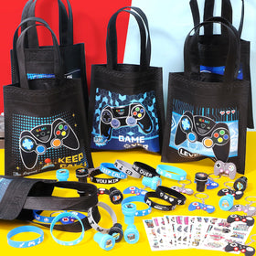 B Bascolor non-woven gift bags feature durable construction and easy carrying handles