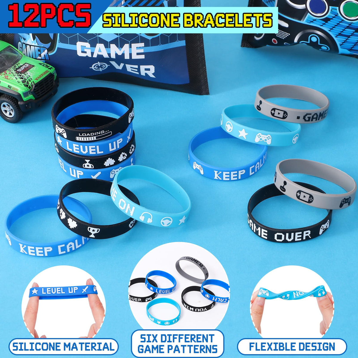 B Bascolor silicone wristbands show soft, skin-friendly wear for group accessories