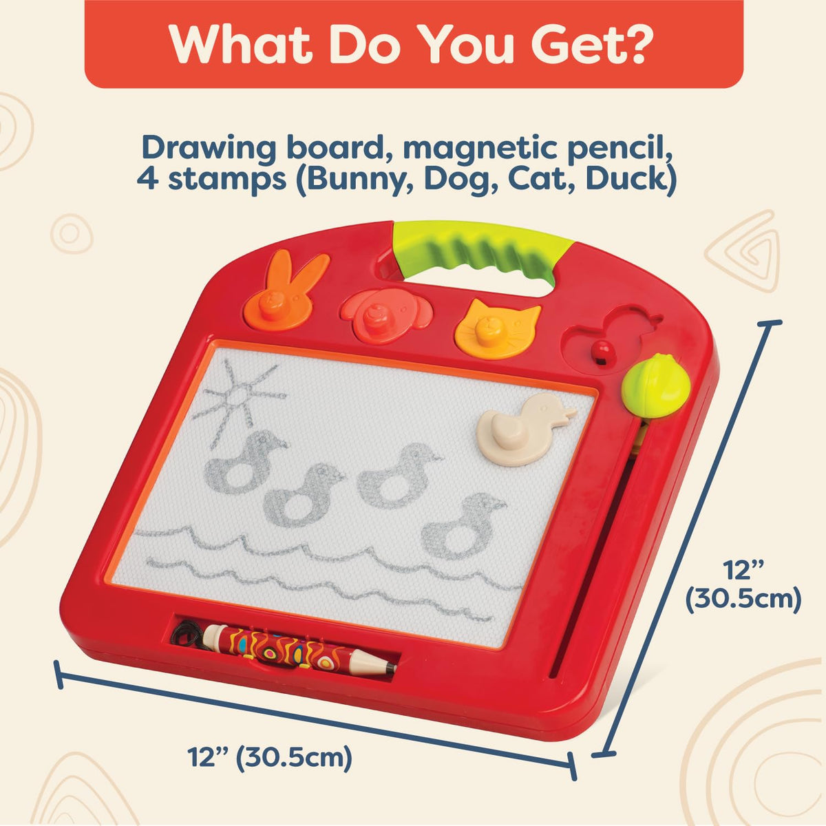 B. toys Car-trip sketchboard keeps little hands busy during travel.