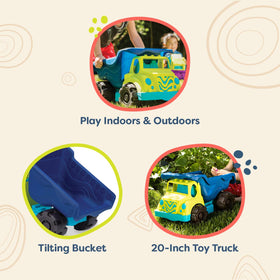 B. toys Colossal Cruiser movable container ideal for filling with sand or water
