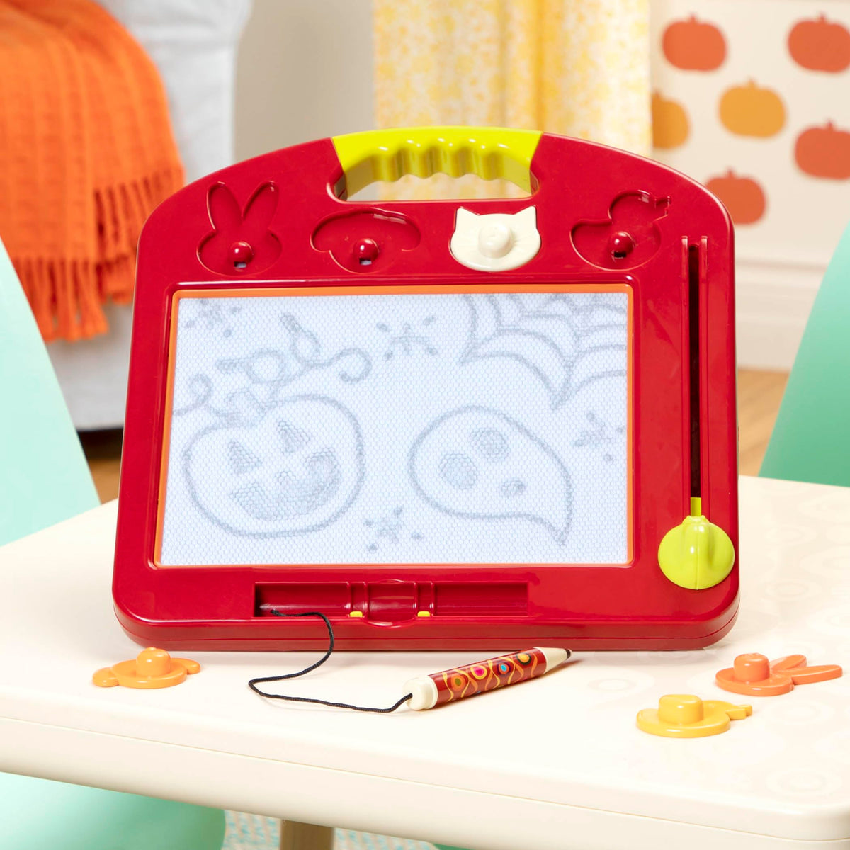 B. toys Magnetic Pencil enables precise drawing for little hands.