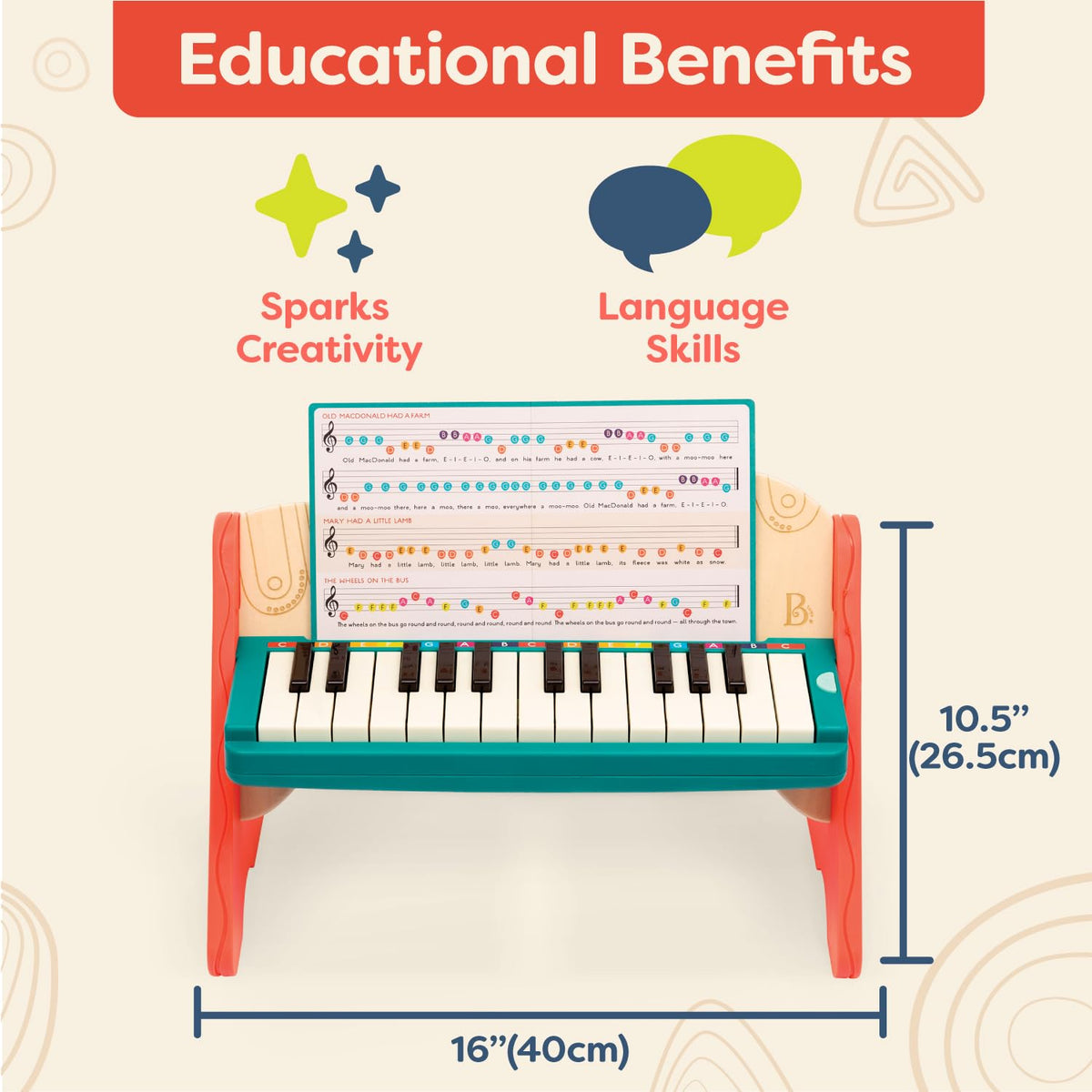 Child playing the Mini Maestro encourages creative and imaginative musical moments at home.