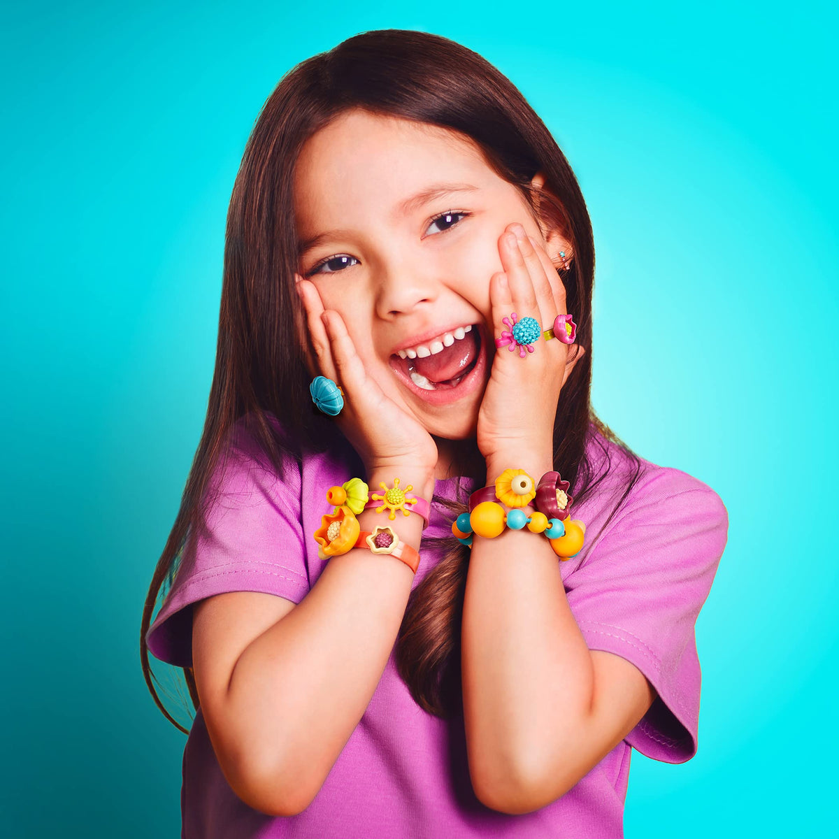 B. toys Pop-Arty 12 rings for quick, stylish wearables.