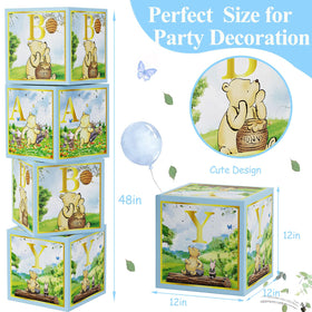 B4b3e Winnie theme balloon box brightens party spaces