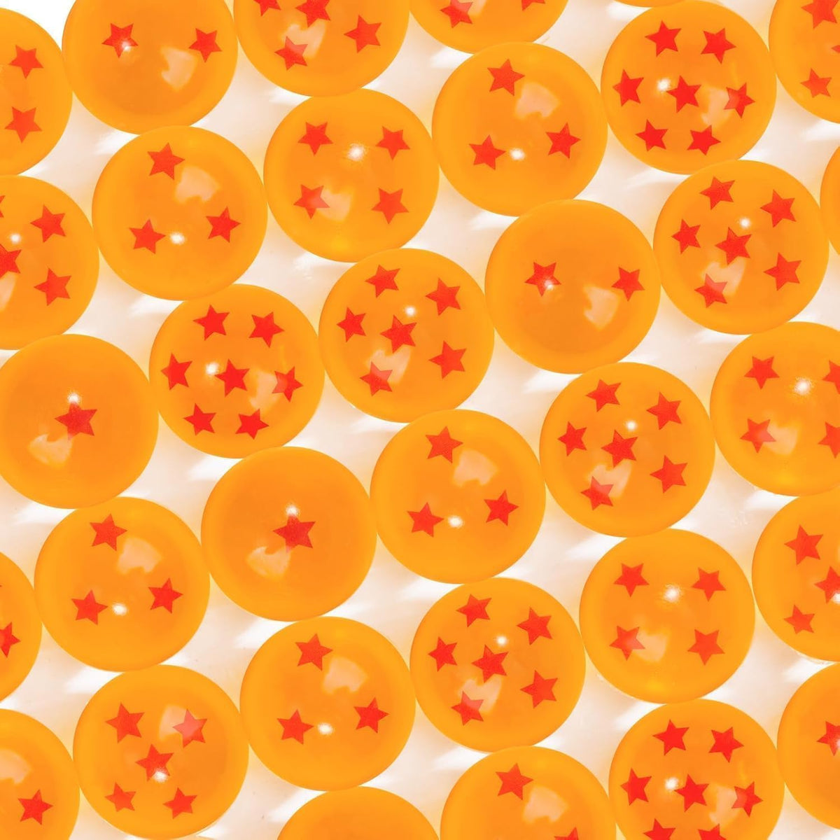 Baarnse anime bouncy ball with 4 stars, cake toppers idea