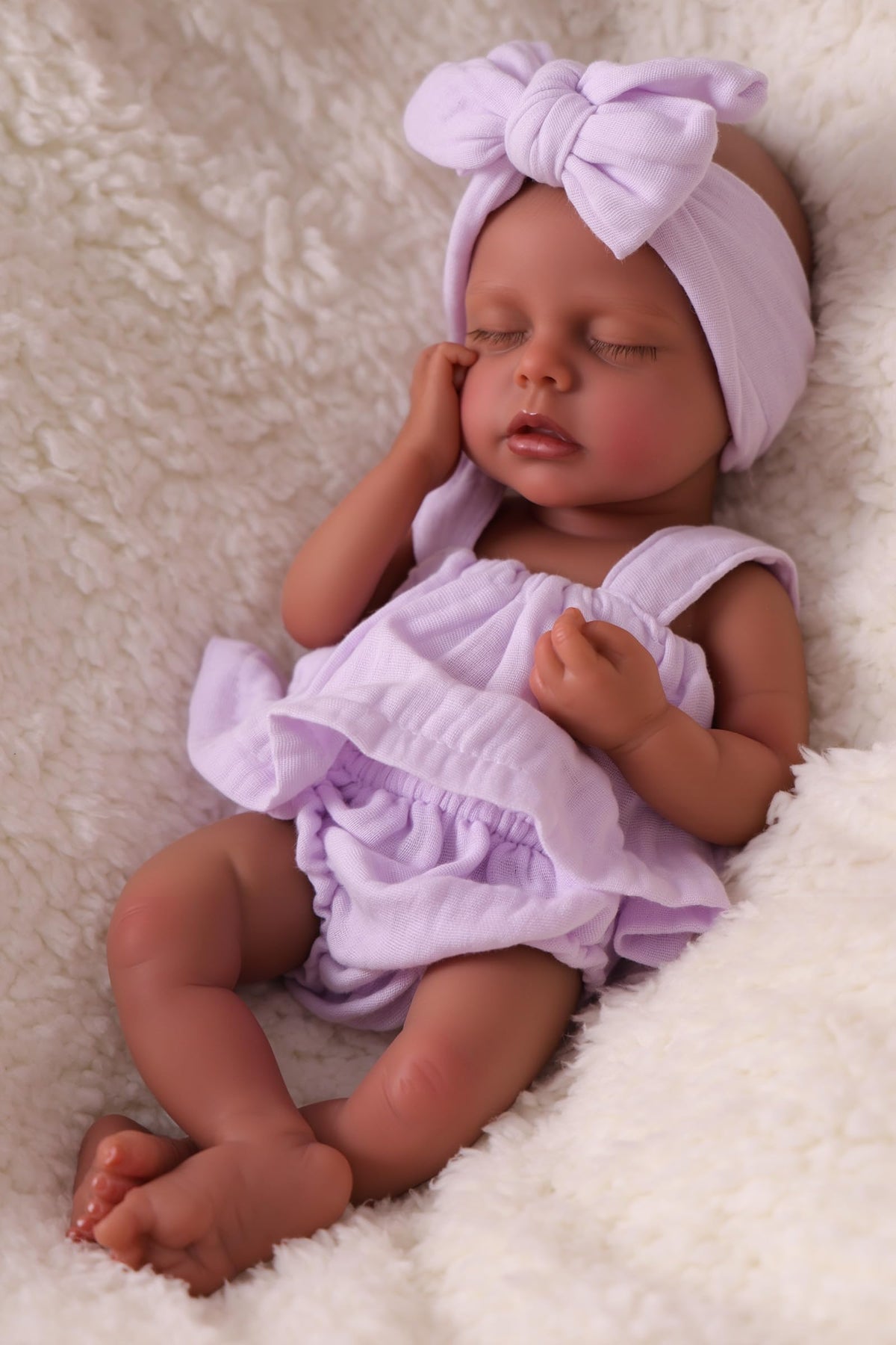 BABESIDE 12-inch full-body silicone doll for lifelike presence during imaginative play.
