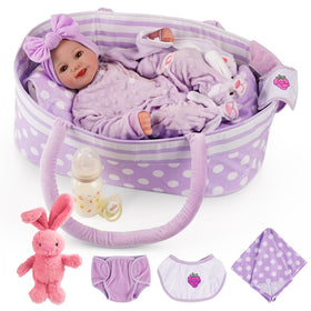 BABESIDE 17-inch poseable doll for imaginative play and nurturing storytelling.