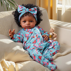 BABESIDE 18in newborn doll body highlights soft weight and cuddly feel