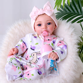 BABESIDE 18-inch full-body silicone doll in real-life size