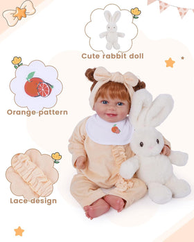 Babeside bodysuit detail emphasizes cute patterns for reborn dolls during dress-up sessions.