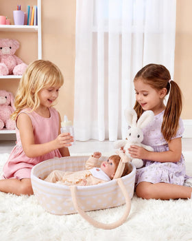 Babeside feeding toy inspires nurturing play with a safe, toy-only design.