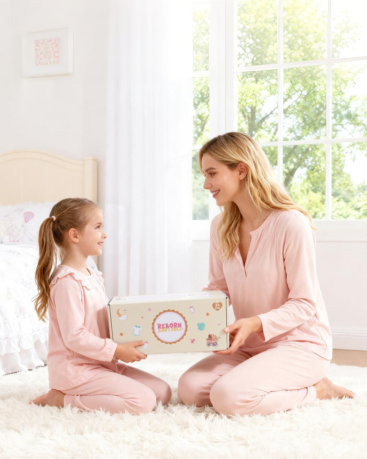Babeside 8-piece set packages complete accessories for 17-22 inch dolls.