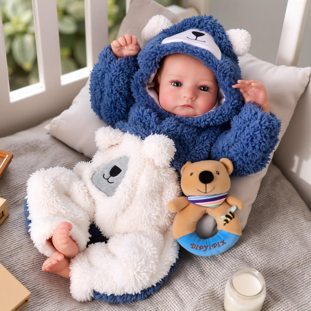 BABESIDE Aiden 17-inch doll full body for imaginative play and display