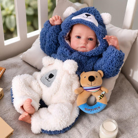BABESIDE Aiden 17-inch doll full body for imaginative play and display