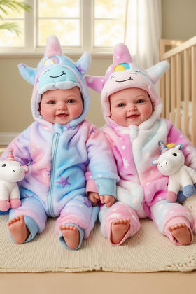 Babeside 17-inch twin dolls showcase lifelike details for nurturing play.
