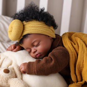 BABESIDE Reborn doll features hand-painted hair and lashes with premium finish