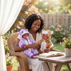 BABESIDE realistic newborn details enhance pretend caregiving moments